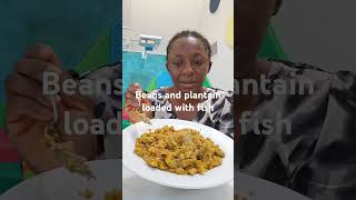 Load the plantain and beans with crayfish and dry fish for good health [upl. by Neram]