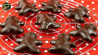 GEFÜLLTE LEBKUCHEN  mit Marmelade und Schokoladenglasur [upl. by Mathe]