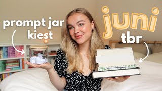 prompt jar kiest de boeken die ik moet lezen in juni 🌼  juni tbr [upl. by Nalyac]