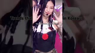 Things that Jennie started in Korea kpop jennie 블랙핑크 Pinktastic10 [upl. by Eugenius95]