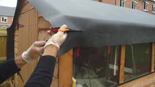 How to Waterproof your Shed Roof with an EPDM Shed Roof Kit  Fast and Easy to Install [upl. by Alimak]