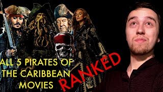 All 5 Pirates of the Caribbean Movies Ranked From Worst to Best [upl. by Sammer]