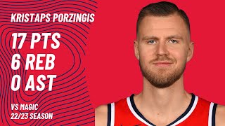 Kristaps Porzingis vs Orlando Magic  Jan 21 2023 [upl. by Slavic]