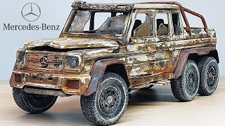 Restoration Mercedes Benz G63 AMG 6x6 Destroyed car [upl. by Irod]