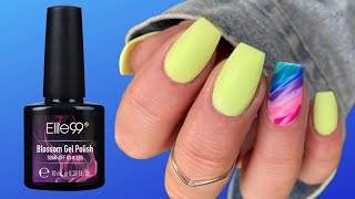 Blooming Gel Nail Art  Quick Easy FUN [upl. by Grearson]