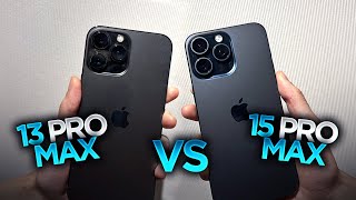 ¿LA MISMA CÁMARA iPhone 15 Pro Max vs 13 Pro Max  Test Videos y Fotos REVIEW [upl. by Glennon725]