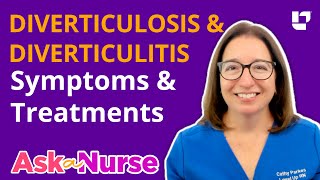 Diverticulosis amp Diverticulitis Symptoms amp Treatments  Ask A Nurse  LevelUpRN [upl. by Oisacin]