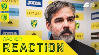 REACTION  Norwich City 20 West Bromwich Albion  David Wagner [upl. by Enayd]