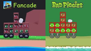 Bad Piggies vs Fancade Part 2 [upl. by Postman229]