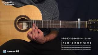 Cant help falling in love  Tutorial Guitarra [upl. by Lemmueu]