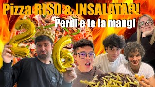 PIZZA al RISO e INSALATA  QUIZ perdi e te la mangi [upl. by Notlrahc1]