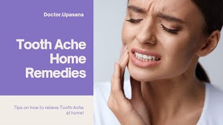 Tooth Pain Home Remedy  How to treat dental pain at home with easy and simple tricks [upl. by Conte]