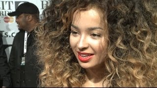 Ella Eyre interview at the BRITs 2014  interview [upl. by Alrick]