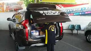 Power Back Door Pajero Instal By Karoseri Center  Semarang [upl. by Mikiso541]