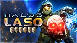 The Hardest Halo 3 Achievement  LASO Master  Legendary All Skulls On [upl. by Enirahtac]