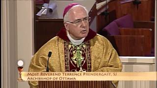 EWTN Daily Catholic Mass 2014423 Most Reverend Terrence Prendergast SJ [upl. by Ahsinet625]