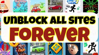 Best Unblocked Games Sites 2024  How to Unblock School Chromebook 2024 [upl. by Aicercul]