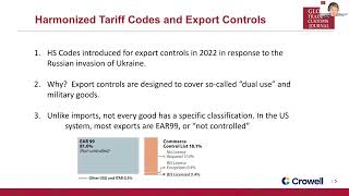 Customs classification and export controls by Jeffrey L Snyder [upl. by Adnahsed297]