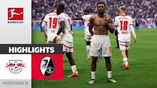 Overnight Table Leader  RB Leipzig  SC Freiburg 31  Highlights  Matchday 8 – Bundesliga 202425 [upl. by Delija]