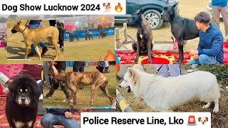 Dog Show In Lucknow 2024 🚨🐕 Police Reserve Line UP  Top Dog breeds 🐶🔥 dog show lucknow vlog [upl. by Colver869]