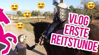 VLOG Meine Kids haben ihre erste Reitstunde ♥♥ Ein paar Eindrücke ♥♥ [upl. by Herring]