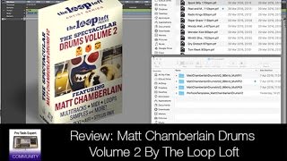 Review  Matt Chamberlain Drums Volume 2 With Pro Tools Session Files By The Loop Loft [upl. by Roach246]