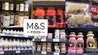 MampS FOOD STORE HAULINSIDE MampS GROCERY STOREMARKS AND SPENCER FOOD HALL LONDON [upl. by Osman364]