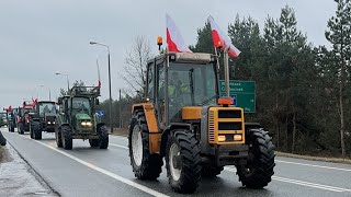 Dzień 2 STRAJKU ROLNIKÓW na krzyżówkach CIECHOCIŃSKICH Tego nie zobaczysz w TV [upl. by Adnilg677]