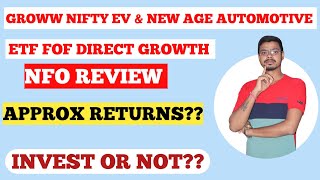 groww nifty ev and new age automotive etf [upl. by Niccolo300]