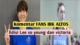 Komentar fans korea Ibk altos vs Hyundai hillstate megatron volikorea [upl. by Tillio136]