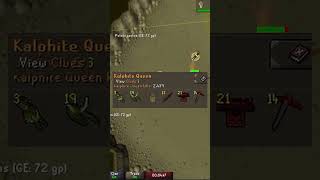 More loot from Kalphite Queen oldschoolrunescape osrs runescape [upl. by Cartie]