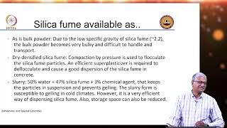 Mineral Admixtures  Silica fume  Part 1 Introduction [upl. by Kenwee]