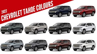 2022 Chevrolet Tahoe SUV  All Color Options  Images  AUTOBICS [upl. by Ataynek]