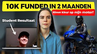 IN 15 MAAND FUNDED EN LAAT MIJN MOTOR WRAPPEN  Kayleigh ter Laak [upl. by Ynnohj502]