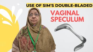 How to use Sims speculum AyeshaMdSuleman neet [upl. by Anastos762]