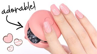 WOW The CUTEST Gel Polish Nail Kit Le Mini Macaron [upl. by Darahs]