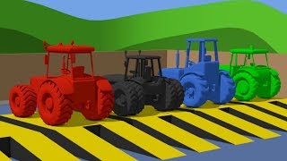 Tractor and other stories about childrens agricultural vehicles  Video for Kids  Traktory Bajki [upl. by Llyrpa29]