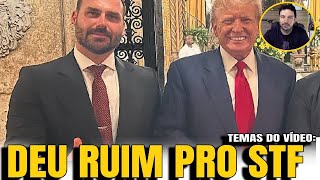 2 DEU RUIM PRO STF EDURDO BOLSONARO POSTA VIDEO SOBRE ASSESSOR DE TRUMP TRETA ENTRE BOLSONARO E G [upl. by Atekahs]