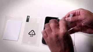 How To Install Belkin Screen Guard onto your iPhone 5 [upl. by Ahsikel297]