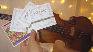 How I Change My Violin Strings [upl. by Oicram]