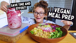 VEGAN WEIGHT LOSS MEAL PREPEasy and Fast [upl. by Joseph]