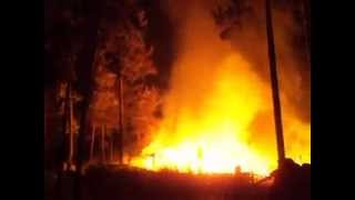 Fire in Severomuisk Buryatia Пожар в Северомуйске Бурятия [upl. by Christensen325]