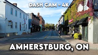 🚗 Charming Amherstburg Ontario in Glorious 4K Discover Historic Beauty and Riverside Serenity 🏰 [upl. by Otha]