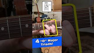 4 Simple amp Effective quotDquot Triads in 30 Sec chords guitar [upl. by Carpio745]