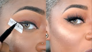 How to do Winged Eyeliner for Dummies  In Depth Talk Through  Beginner Friendly [upl. by Mok719]