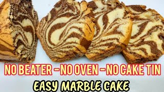 how to make marble tea cake  basic marble cake  simple and easy tea cake [upl. by Ytak]