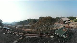 Burned House in Bennett Valley 360 video [upl. by Goodspeed]