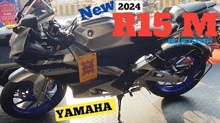 New YAMAHA 2024 R15 M amp Bluetooth Full Showroom Review Price ₹250 lakhs Varanasi  yamaha video [upl. by Tamsky]