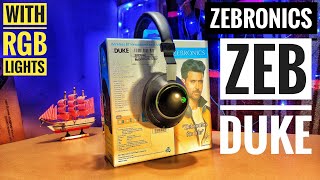 Unboxing Zebronics Zeb Duke  ReviewMic TestSound TestValue For MoneyBetter Than 450380370 [upl. by Anahsar]