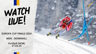 LIVE FIS Alpine Europa Cup Finals March 21  Downhill Men in Kvitfjell NOR at 1130 CET [upl. by Ano621]